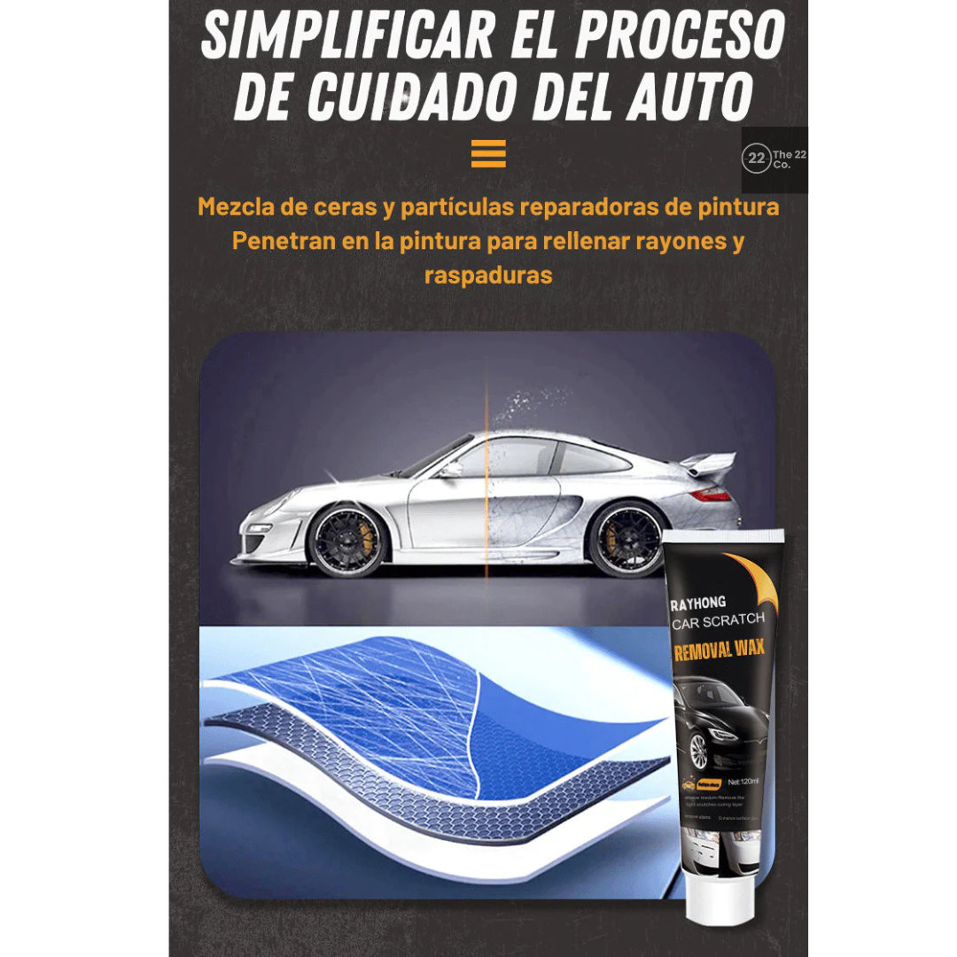 Cera Car Scratch - Restaura y Protege la Pintura de tu Auto